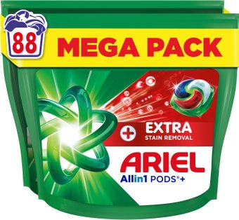 Капсулы для стирки Ariel Pods+ All in 1 Extra Stain Removal (88 шт)