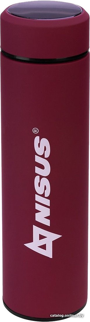 Термос Nisus N.TM-049-R 0.45л (бордовый)