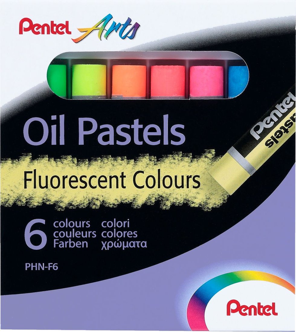 

Пастель масляная Pentel флуоресцентная PHN-F6 (6 цв)