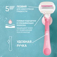 Бритвенный станок Gillette Venus Comfortglide Miami (1 сменная кассета + держатель)