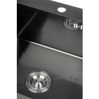 Кухонная мойка Saniteco 5050 PVD (с сифоном, дозатором и коландером)