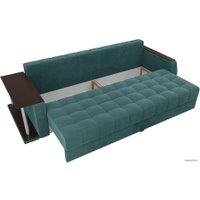 Диван Лига диванов Атлантида 102226 (велюр, бирюзовый)