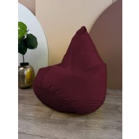 Кресло-мешок Flagman Груша Софт 130x85 XXL GXL.1-16 (бордовый)