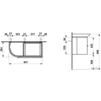  Laufen Тумба под умывальник Case [4015310754631]