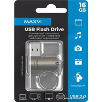 USB Flash Maxvi MR 16GB (серебристый)
