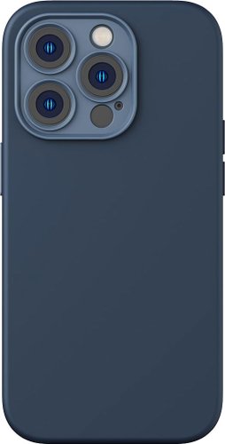 Чехол для телефона Baseus Liquid Silica Gel Magnetic Case для iPhone 14 Pro (синий)