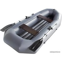 Гребная лодка Муссон R-260 НД (серый)