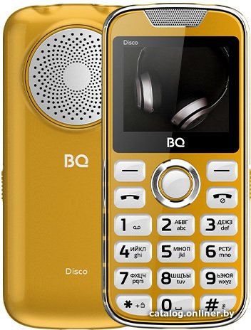 Кнопочный телефон BQ BQ-2005 Disco (золотистый)