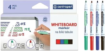 Набор маркеров Centropen 2.5 мм 8559 0401 (4 шт)