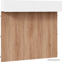 Полка Трия Порто СМ-393.21.023-24 (белый жемчуг/яблоня беллуно/белый софт)