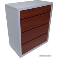 Комод Анрат К 800 (белый/яблоко локарно)