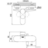 Смеситель Bruma Spring 112 030 0CR в Бобруйске