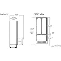 Холодильник Bertazzoni RFD90S5FPNS/24