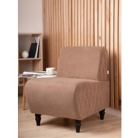 Интерьерное кресло MONOFIX Буно кресло (велюр/светло-коричневый №22)