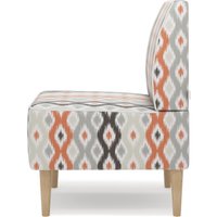 Интерьерное кресло MONOFIX Одос Принт кресло (абстракция терракот/микровелюр)