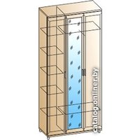 Шкаф распашной Лером Мелисса ШК-2831-АС-СЯ (ясень асахи/фасад снежный ясень)