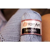 Пряжа для вязания Yarnart Begonia 100% мерсеризованный хлопок 5303 50 г (169 м, нежный персик)