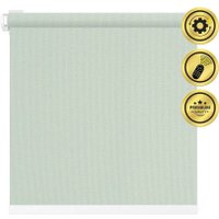 Рулонная электроштора НеоФьюжен Эден 200 170х250 левая (снежная мята, белая фурнитура)