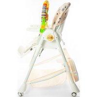 Высокий стульчик ForKiddy Podium Toys 0+ (два чехла +х/б вкладыш, кремовый)