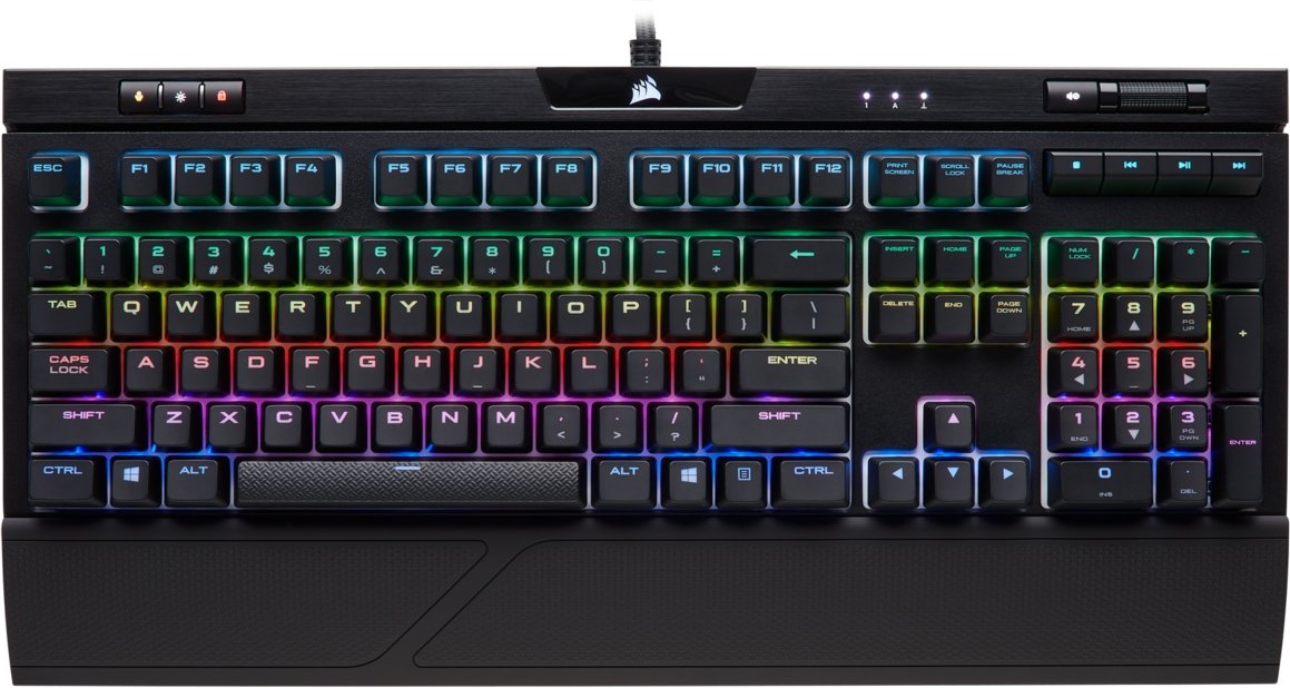 

Клавиатура Corsair Strafe RGB MK.2 (Cherry MX Red, нет кириллицы)