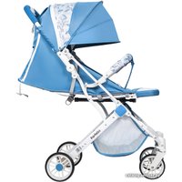Коляска прогулочная «книга» Farfello Comfy Go CG-102 (голубой/яркий белый)