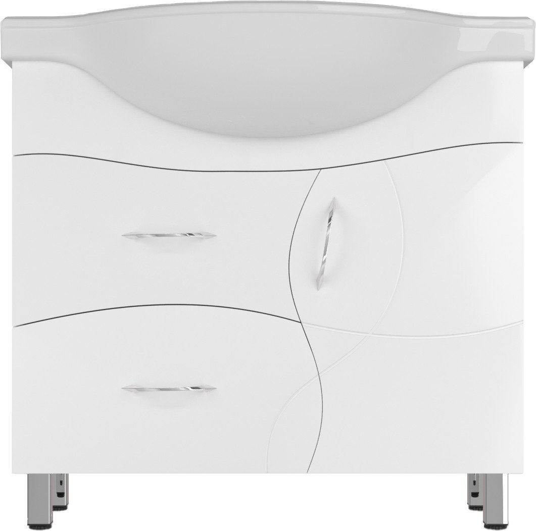 

Style Line Тумба под умывальник Амелия 80 2 ящика (для классической раковины)