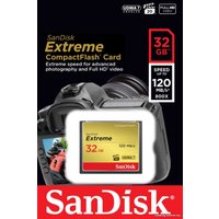 Карта памяти SanDisk Extreme CompactFlash 32GB (SDCFXS-032G-X46)