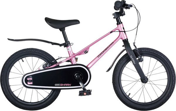 Детский велосипед Maxiscoo Shark Sport 16 2025 MSC-SH1643 (розовый жемчуг, разобранный)