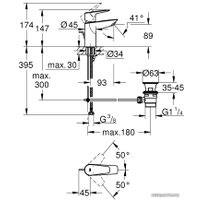 Смеситель Grohe Bauedge 23328001