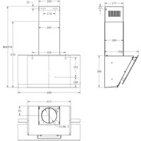 Кухонная вытяжка Candy CVXW64SB