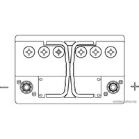 Автомобильный аккумулятор AutoPart Galaxy Gold Ca-Ca 582-360 (82 А/ч)