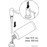 Дозатор для жидкого мыла Grohe Cosmopolitan 40535000 (хром)