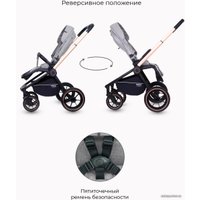 Универсальная коляска Rant MOWbaby Zoom PU (2 в 1, gold beige)