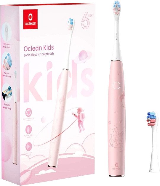 

Электрическая зубная щетка Oclean Kids (розовый)