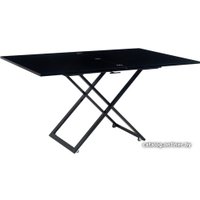 Стол-трансформер Levmar Compact (черный глянец/черные опоры)