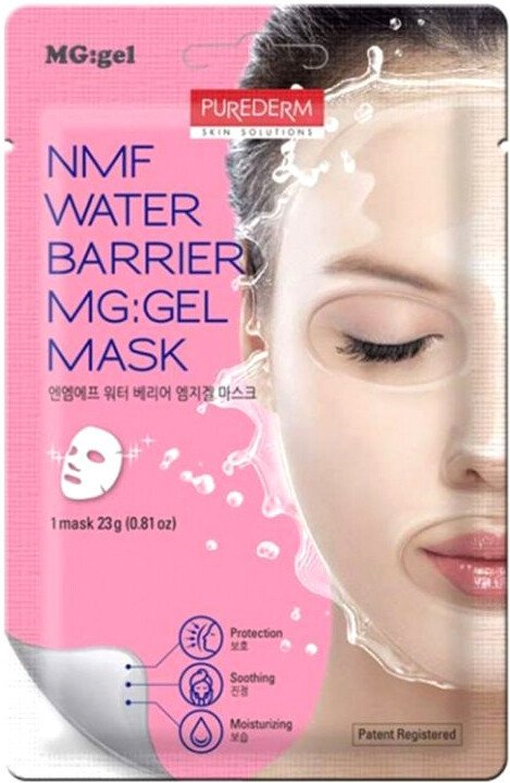 

Purederm Маска для лица гидрогелевая Nmf Water Barrier Mg:Gel Mask 23 г