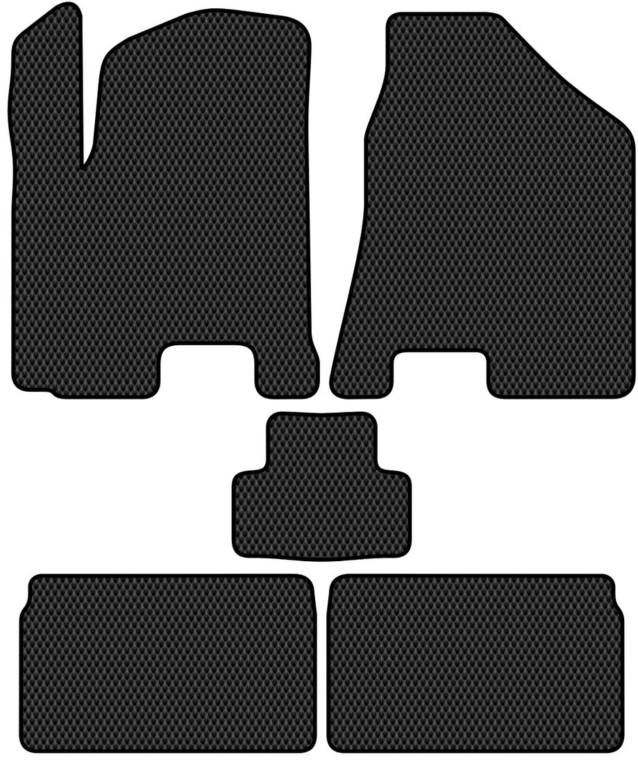 

Комплект ковриков для авто Alicosta Kia Sportage R I (suv / suv) 2022 - Н.В. (черный, ромб)