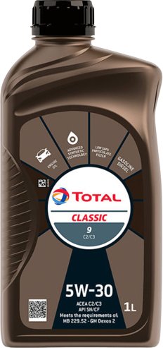 

Моторное масло Total Classic 9 C2-C3 5W-30 1л