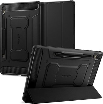Чехол для планшета Spigen Rugged Armor Pro для Galaxy Tab S9 (черный)