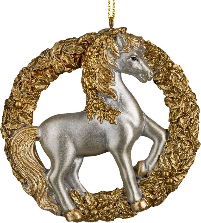 Елочная игрушка Erich Krause Decor. Золотая лошадь 64504