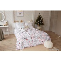 2-спальный комплект постельного белья Этель Xmas Cat 4935600