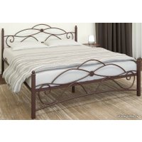 Кровать ИП Князев Грация 90x190 (коричневый)