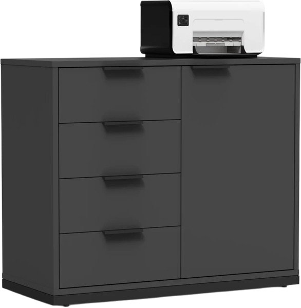 Тумба Crafto Вера 03 90x40x75 (графит)