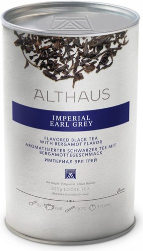 Черный чай Althaus Imperial Earl Grey Империал Эрл Грей 225 гр
