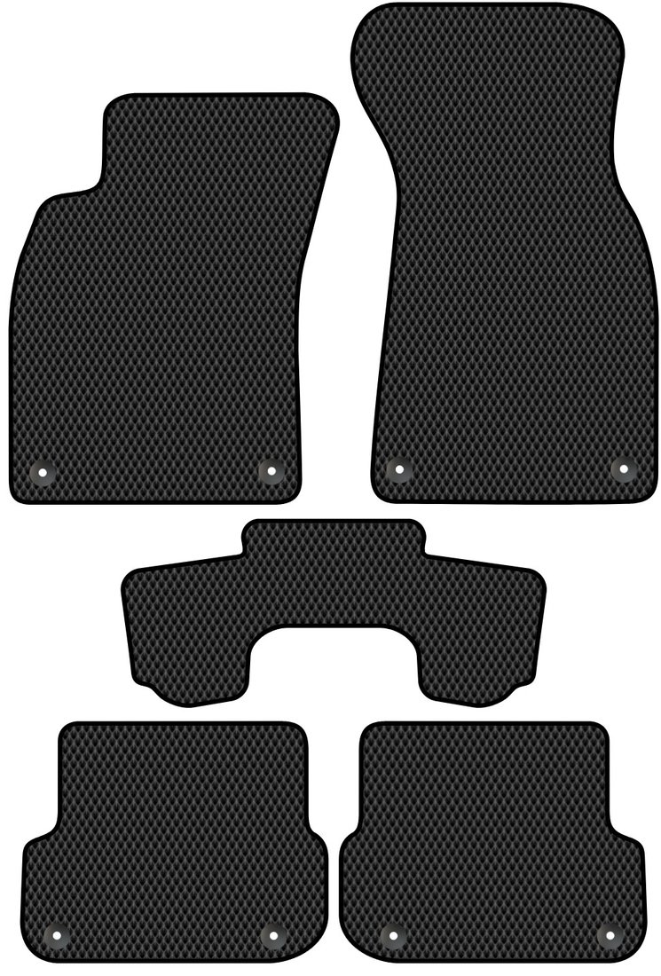 

Комплект ковриков для авто Alicosta Audi RS6 (седан / C6) 2008 - 2010 (черный, ромб)