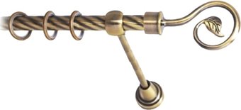 Lm Decor Крюк (антик, витая, 4м 16мм, 1 ряд)