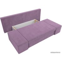 Диван Лига диванов Сан Марко 114021 (микровельвет, сиреневый)