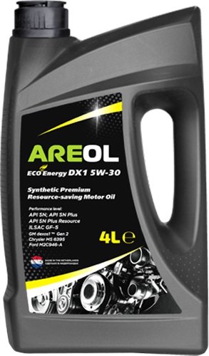 

Моторное масло Areol Eco Energy DX1 5W-30 4л