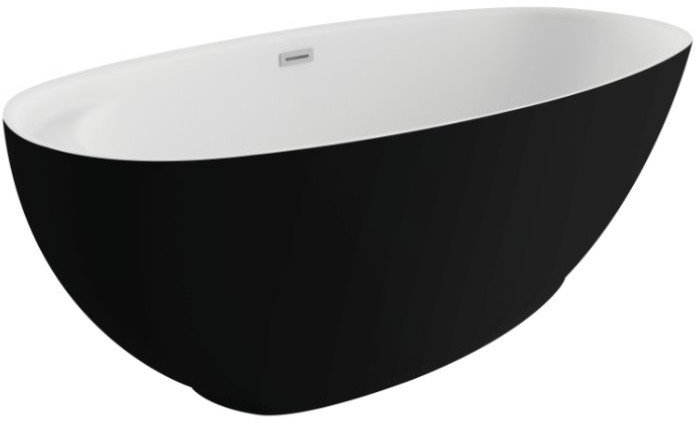 

Ванна Polimat Kivi 165x75 00473 (черный матовый)