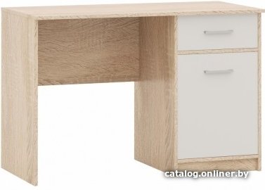 Стол Imperial Стелс 110 1Д1ЯЩ (дуб сонома/белый)